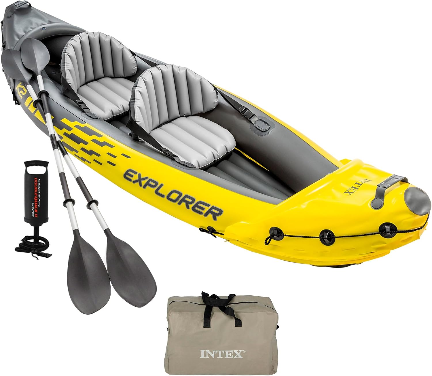 Intex Explorer K2 2-Person Kayak with Oars & Pump