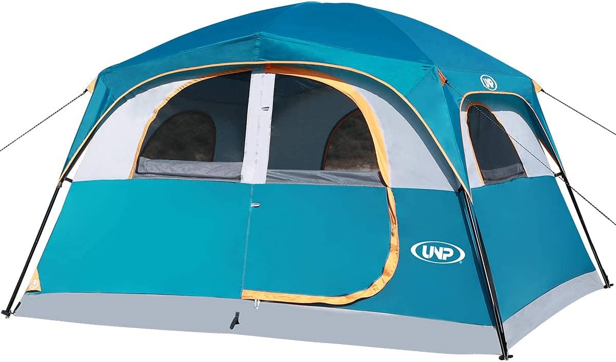 UNP 6 Person Waterproof Family Camping Tent 10x9'
