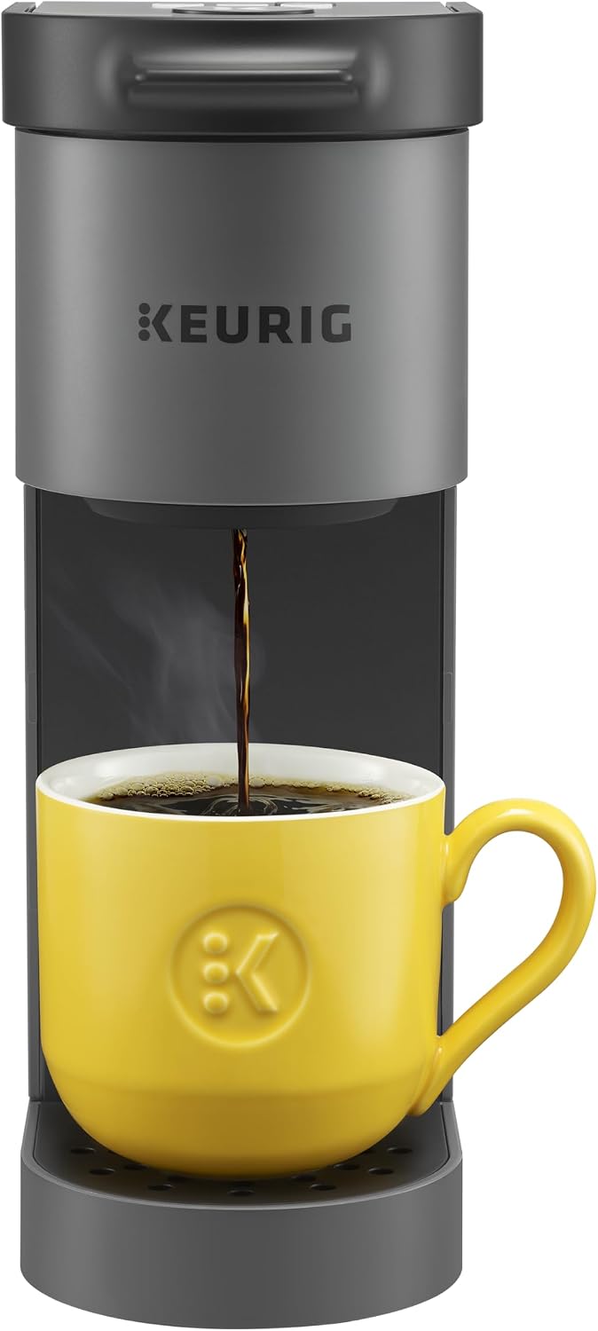 Keurig K-Mini Go Single Serve Coffee Maker, Gray