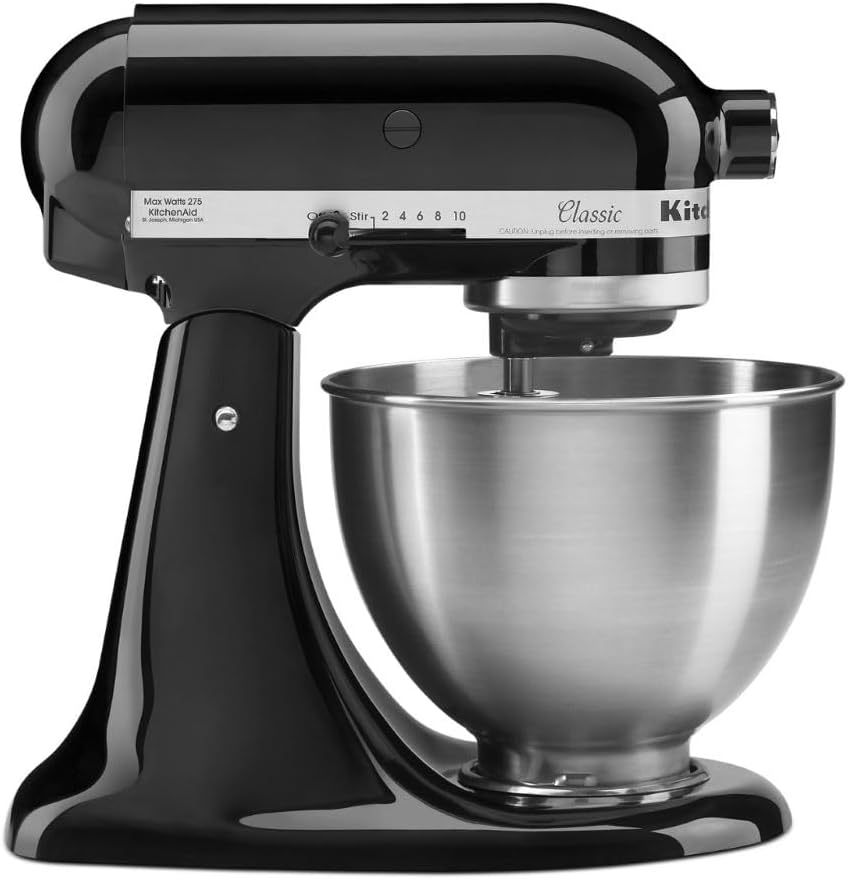 KitchenAid 4.5 Qt Tilt-Head Stand Mixer, Black