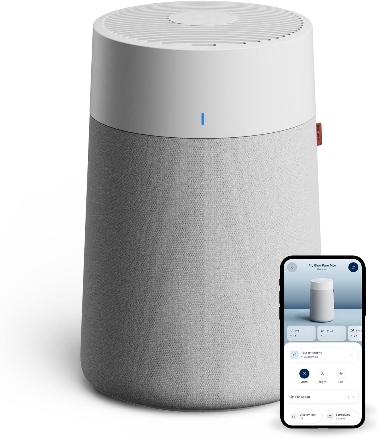 BLUEAIR Blue 511i Max Air Purifier, 1,138 Ft²