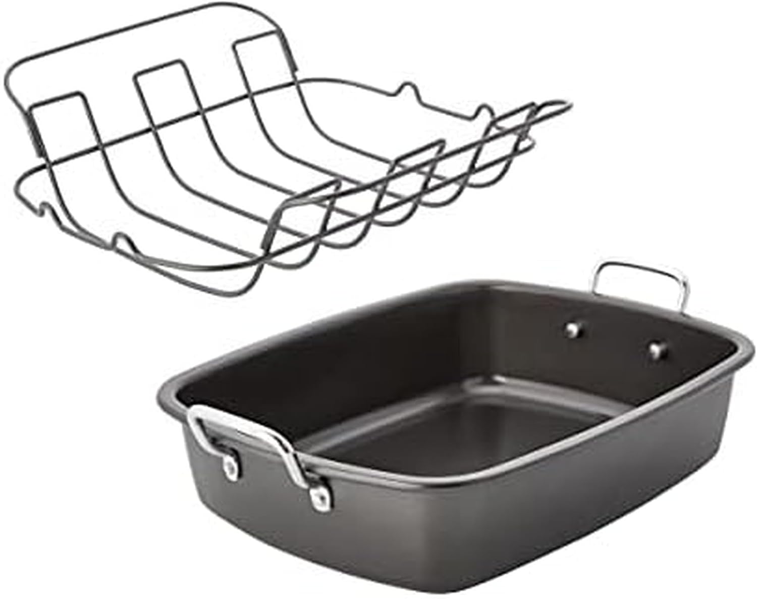 Chicago Metallic Nonstick Roaster with Rack 18x13