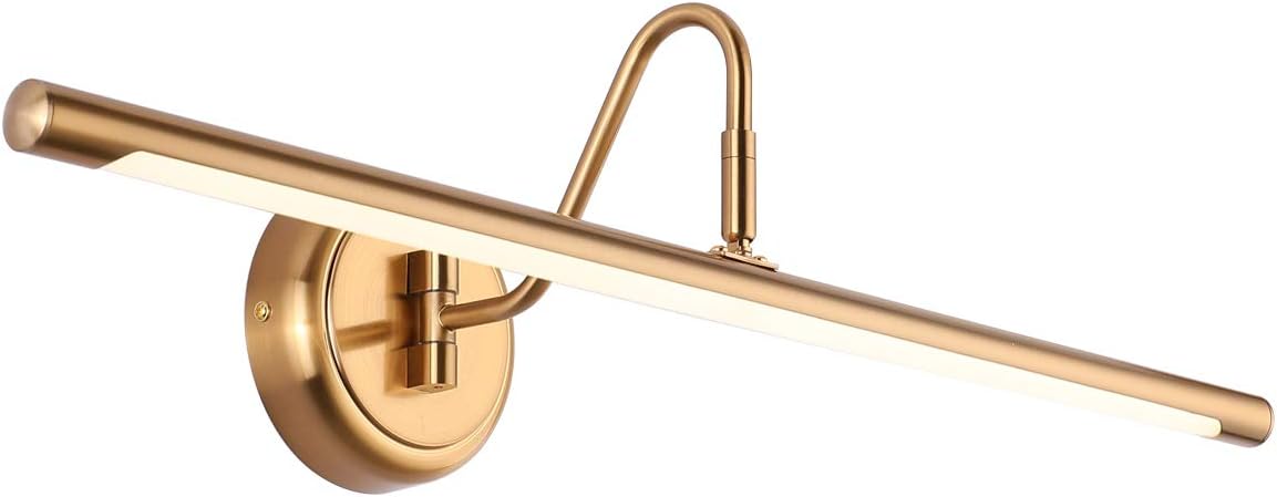24.4" Brass LED Picture Light for Wall Art