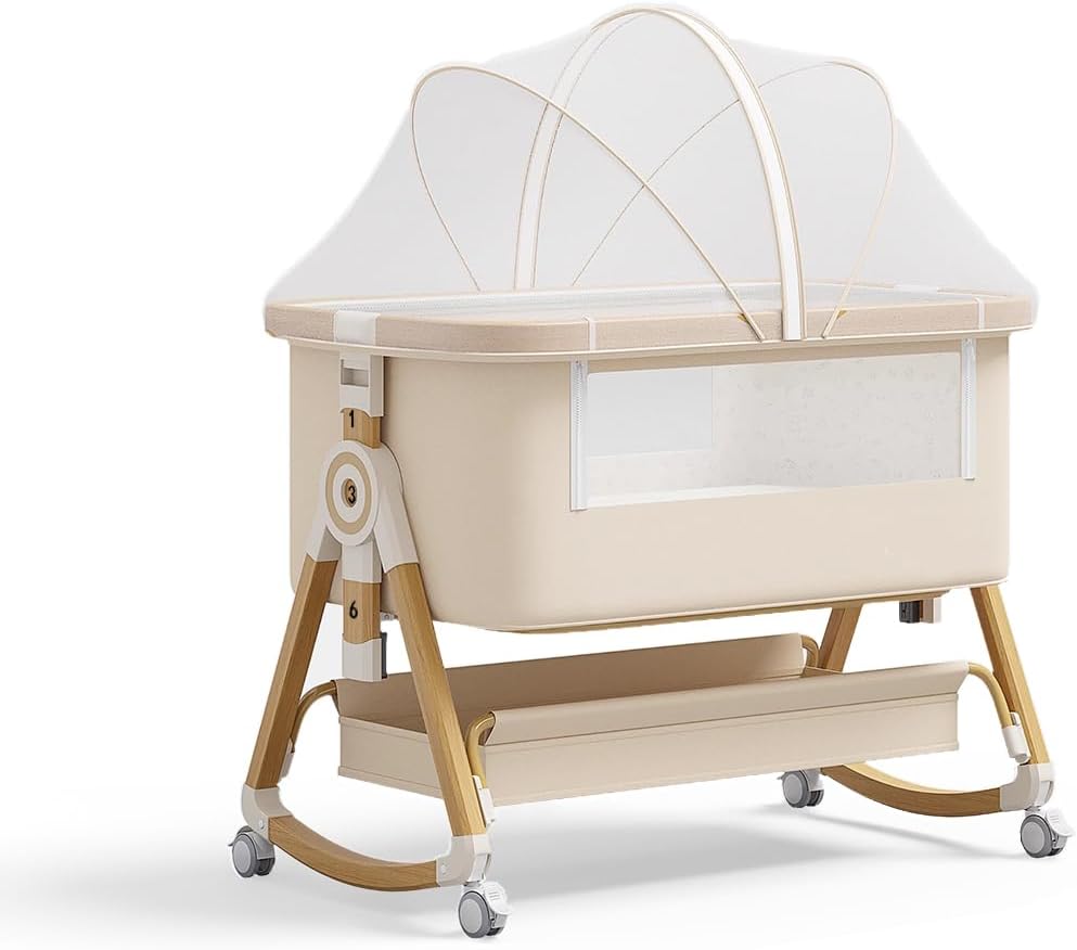 4-in-1 Baby Bassinet Bedside Sleeper