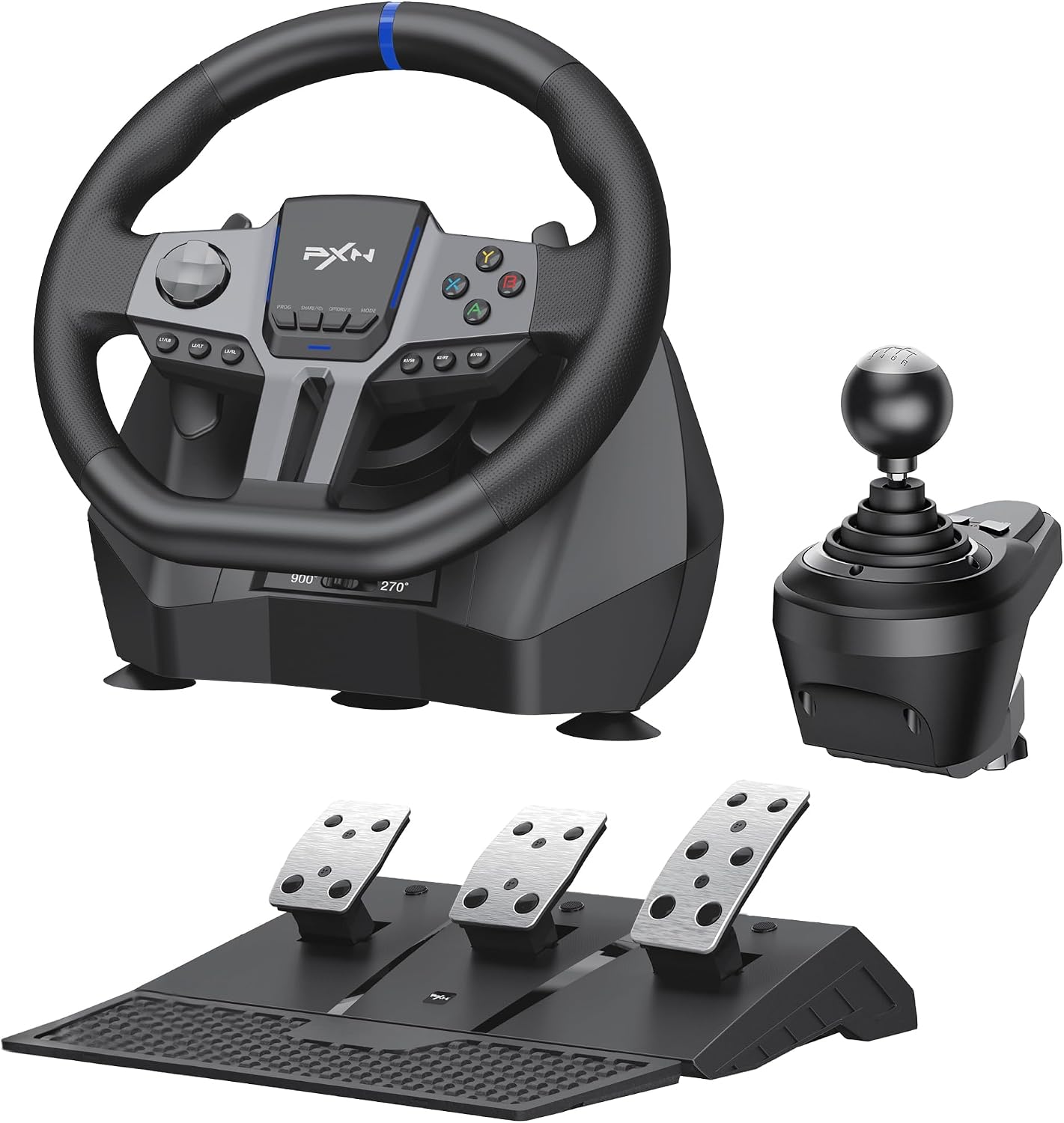 PXN V9 Gen2 Racing Wheel with Pedals & Shifter