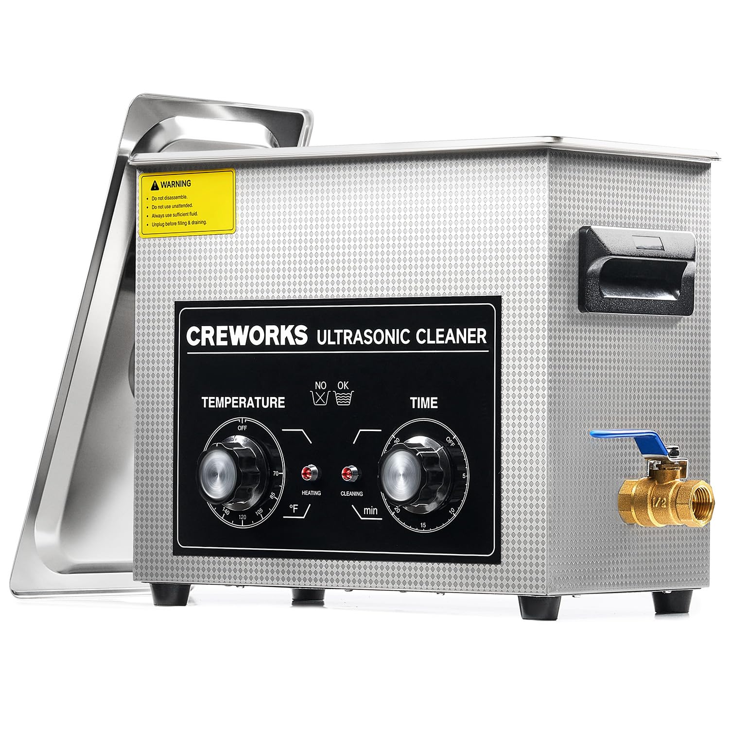 CREWORKS 6L Ultrasonic Cleaner with Heater