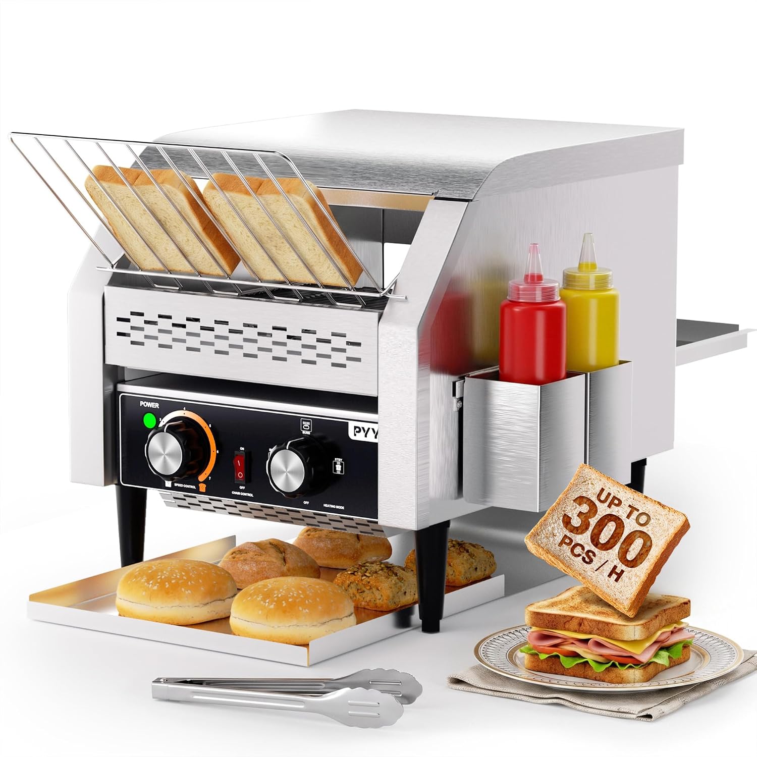 PYY Commercial Toaster 300 Slices/Hour