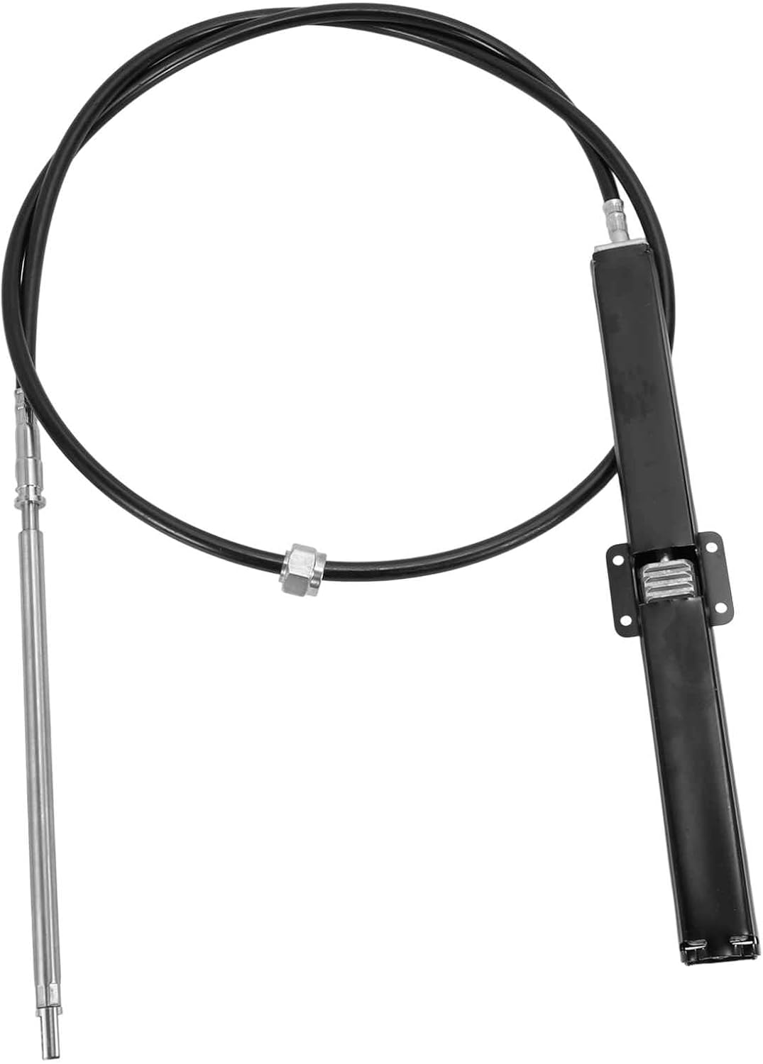 SSC13419 Marine Boat Rack Steering Cable, Black