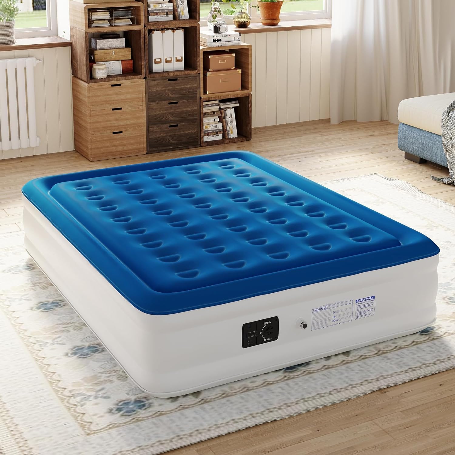 COTUBLR Queen Air Mattress with Built-in Pump